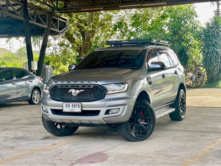 Ford Everest 2019 2.0 Turbo Titanium+ Utility-car ดีเซล ไม่ติดแก๊ส เกียร์อัตโนมัติ เทา รูปที่ 2