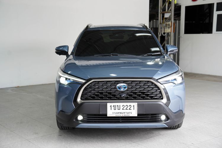 Toyota Corolla Cross 2020 1.8 Hybrid Premium Safety Utility-car ไฮบริด ไม่ติดแก๊ส เกียร์อัตโนมัติ เทา รูปที่ 3