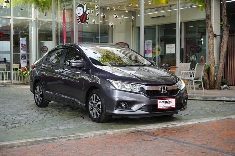 Honda City 2017 1.5 V Plus i-VTEC Sedan เบนซิน ไม่ติดแก๊ส เกียร์อัตโนมัติ เทา รูปที่ 2