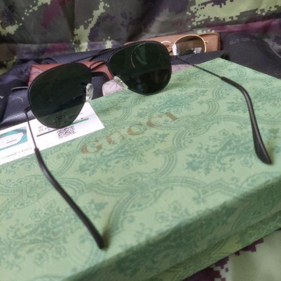 😎RayBan🇮🇹 Aviator Glasses 55-14-135 สภาพสวย 98เปอร์เซนต์ ส่งฟรี🫡 รูปที่ 4