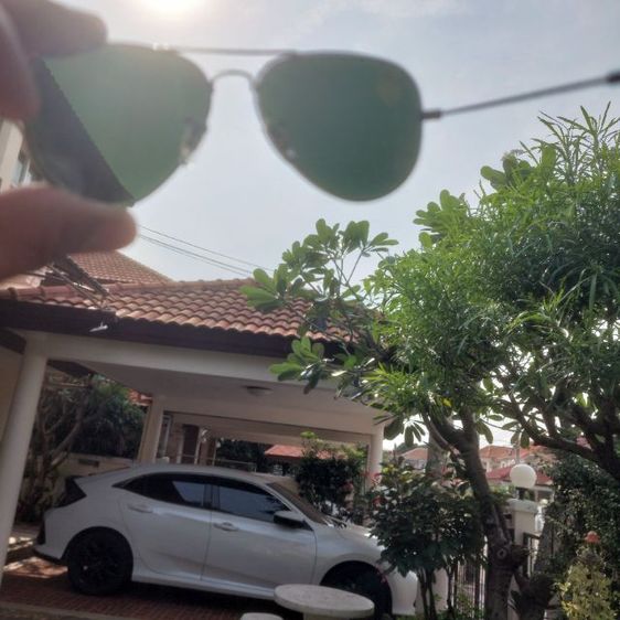 😎RayBan🇮🇹 Aviator Glasses 55-14-135 สภาพสวย 98เปอร์เซนต์ ส่งฟรี🫡 รูปที่ 14