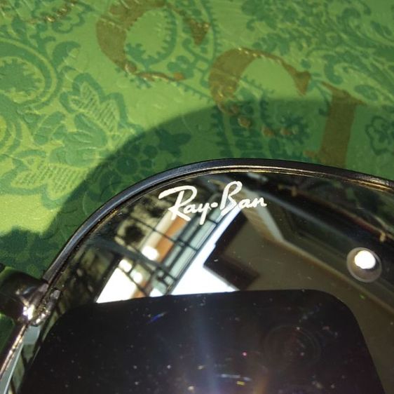 😎RayBan🇮🇹 Aviator Glasses 55-14-135 สภาพสวย 98เปอร์เซนต์ ส่งฟรี🫡 รูปที่ 13