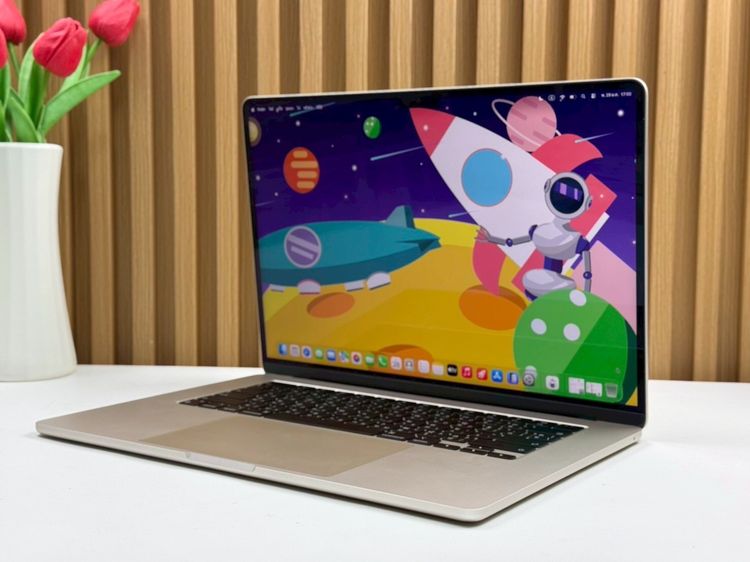 MacBook Air 15-inch M2 2023 Ram8GB SSD256GB Starlight  รูปที่ 2