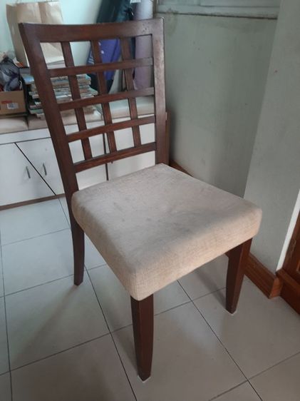 น้ำตาล เก้าอี้ตั้งข้างห้อง/เก้าอี้โต๊ะอาหาร อื่นๆ เก้าอี้ไม้สักแท้