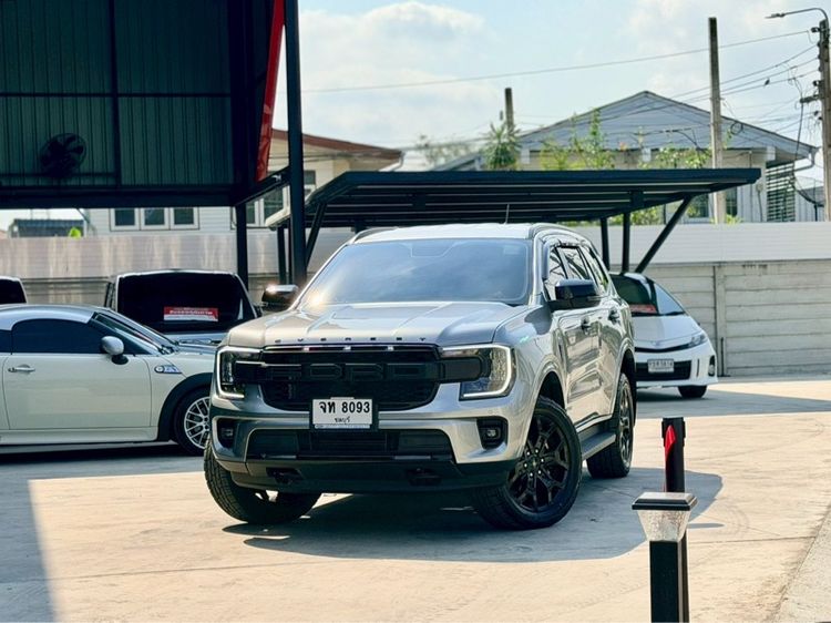Ford Everest 2023 2.0 Turbo Sport Utility-car ดีเซล ไม่ติดแก๊ส เกียร์อัตโนมัติ เทา รูปที่ 3