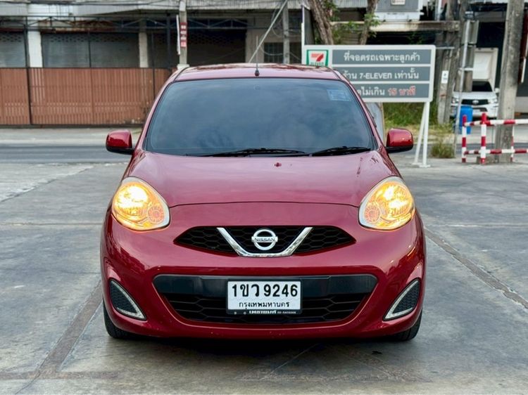 Nissan March 2019 1.2 E Utility-car เบนซิน ไม่ติดแก๊ส เกียร์อัตโนมัติ แดง รูปที่ 2
