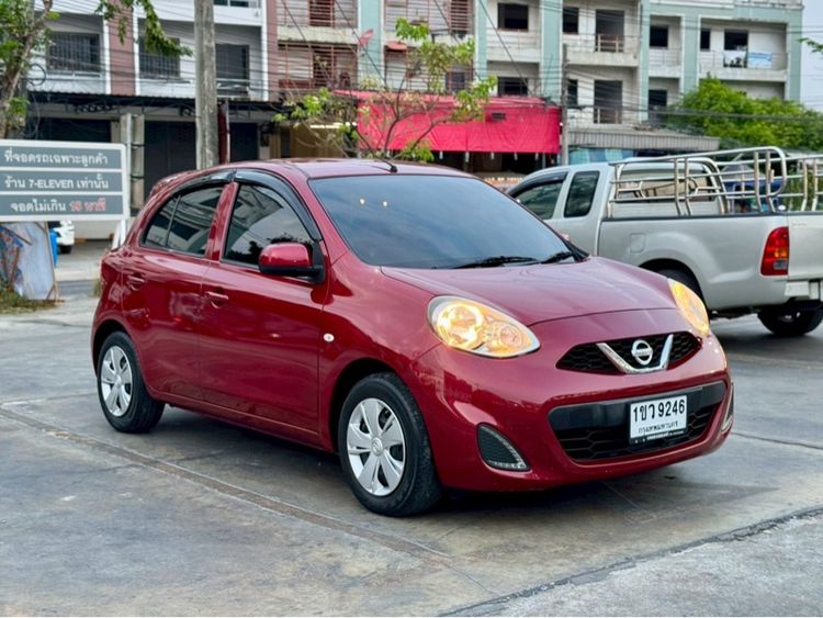 Nissan March 2019 1.2 E Utility-car เบนซิน ไม่ติดแก๊ส เกียร์อัตโนมัติ แดง รูปที่ 3