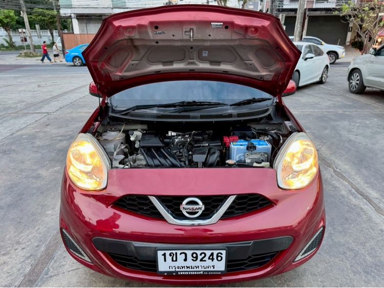 Nissan March 2019 1.2 E Utility-car เบนซิน ไม่ติดแก๊ส เกียร์อัตโนมัติ แดง รูปที่ 4