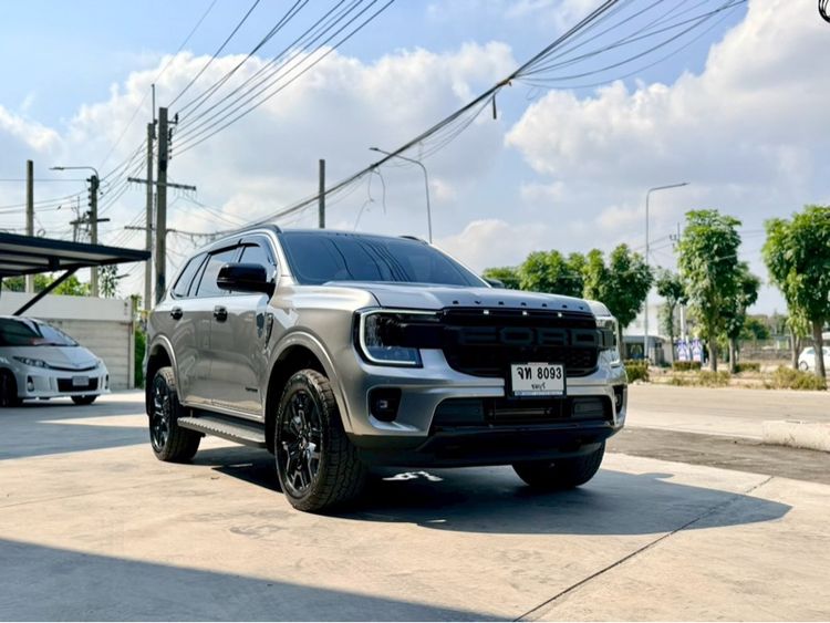Ford Everest 2023 2.0 Turbo Sport Utility-car ดีเซล ไม่ติดแก๊ส เกียร์อัตโนมัติ เทา รูปที่ 3