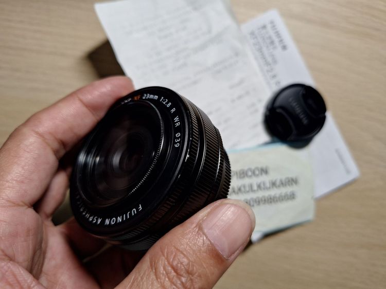 ผ่อน+รูดผ่าน Shopee ประกันศูนย์ไทยเหลือยาว 7 เดืน เลนส์ Pancake Fuji XF 23mm F2.8 WR Fujifilm รูปที่ 7