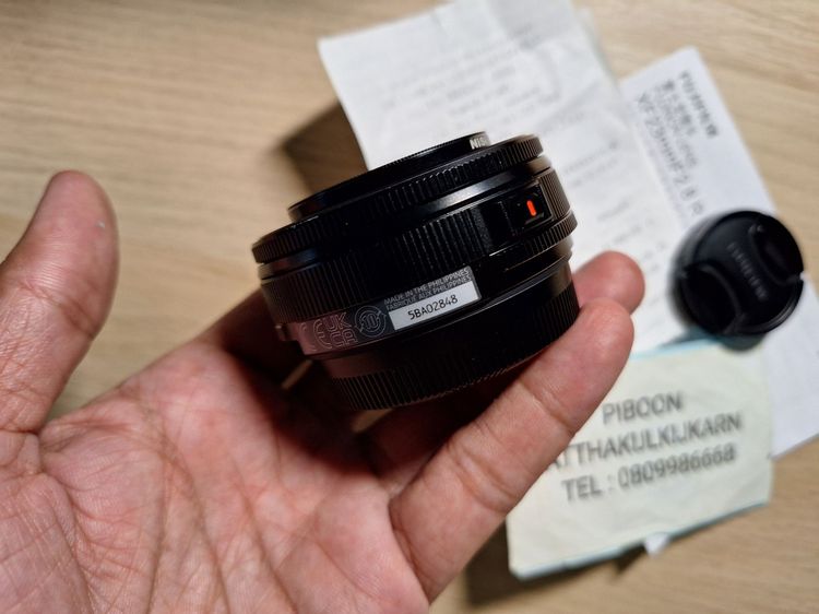 ผ่อน+รูดผ่าน Shopee ประกันศูนย์ไทยเหลือยาว 7 เดืน เลนส์ Pancake Fuji XF 23mm F2.8 WR Fujifilm รูปที่ 4