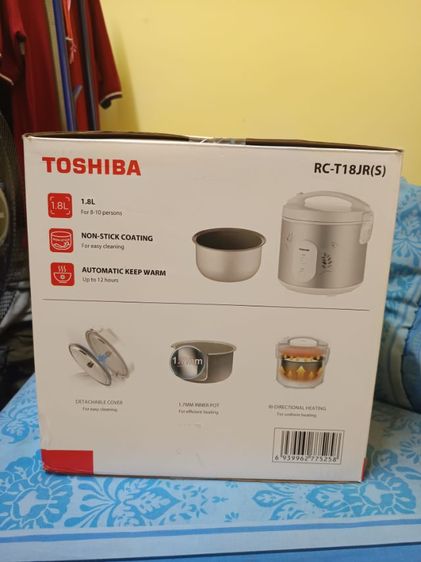 หม้อหุ้งข้าวโตชิบ้า1.8ลิตร รูปที่ 2