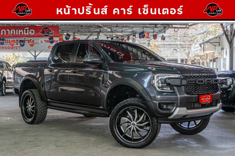 Ford Ranger 2022 2.0 Turbo 4WD Sport Pickup ดีเซล ไม่ติดแก๊ส เกียร์อัตโนมัติ เทา รูปที่ 3