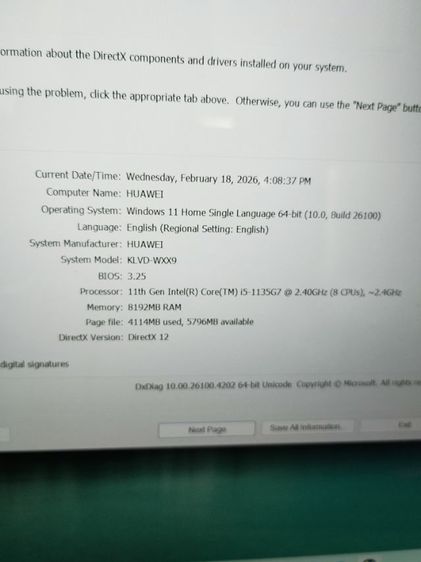 Huawei matebook14 i5-11357 มือสองเครื่องสวย ใช้งานดี รูปที่ 12