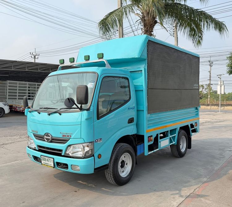 รถ HINO 300 atom invertor ปี 2562  ( 4 ล้อป้ายเล็ก ไม่ติดเวลา)  มือเดียว  ออกจากห้าง รูปที่ 3