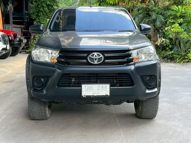 Toyota Hilux Revo 2019 2.8 J 4WD Pickup ดีเซล ไม่ติดแก๊ส เกียร์ธรรมดา เทา รูปที่ 2