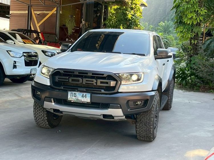รถ Ford Ranger Raptor 2.0 Bi-Turbo 4WD สี ขาว