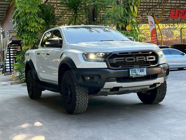 Ford Ranger 2018 Raptor 2.0 Bi-Turbo 4WD Pickup ดีเซล ไม่ติดแก๊ส เกียร์อัตโนมัติ ขาว รูปที่ 3