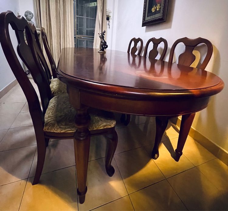 ส่งต่อชุดโต๊ะทานข้าวไม้แท้ รูปที่ 2