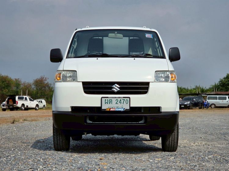 Suzuki Carry 2019 1.6 Pickup เบนซิน ไม่ติดแก๊ส เกียร์ธรรมดา ขาว รูปที่ 2