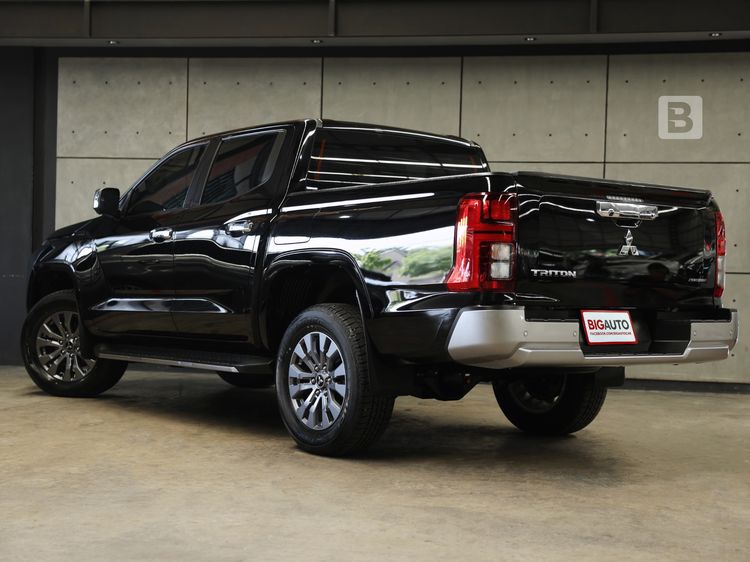 Mitsubishi Triton 2025 2.4 Plus Ultra Pickup ดีเซล ไม่ติดแก๊ส เกียร์อัตโนมัติ ดำ รูปที่ 4