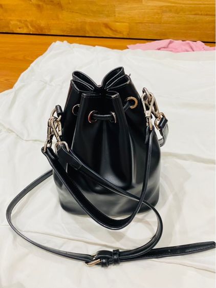 หญิง ดำ กระเป๋าหนังแท้