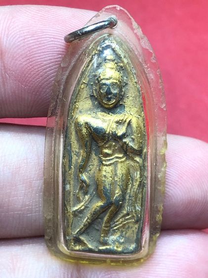 พระลีลาเนื้อชินปิดทองเดิม