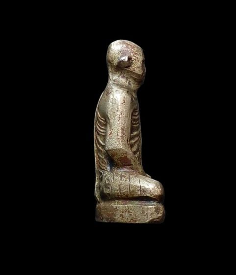 หลวงพ่อเดิม เนื้ออัลปาก้า วัดหนองโพ ปี 2482 รูปที่ 3