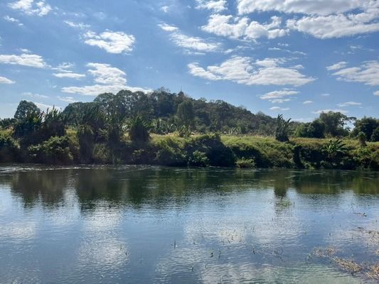 ขายที่ดินติดแม่น้ำนครนายก โฉนดครุฑแดง เห็นวิวเขาด้านหลัง  รูปที่ 3