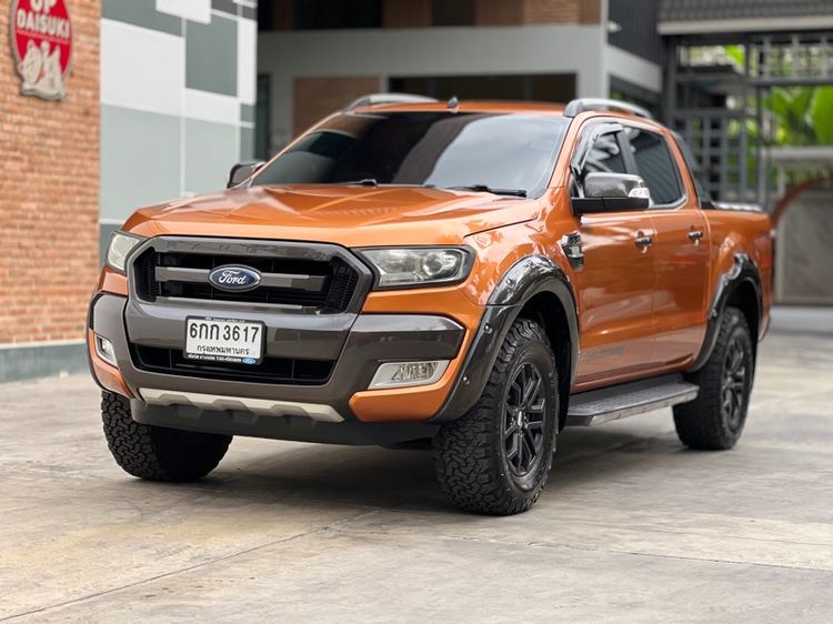 Ford Ranger 2017 2.2 Wildtrak Pickup ดีเซล เกียร์อัตโนมัติ ส้ม รูปที่ 3