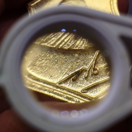 เหรียญทรงผนวช รัชกาลที่ 10 เนื้อกาหลั่ยทอง บล็อกทองคำ วัดบวรนิเวศวิหาร พ.ศ.2521 พร้อมกล่องเดิม รูปที่ 8