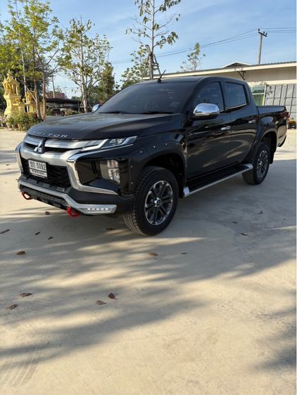 Mitsubishi Triton 2021 2.4 GLS Plus Pickup ดีเซล ไม่ติดแก๊ส เกียร์อัตโนมัติ ดำ รูปที่ 2