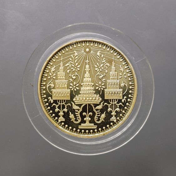 เหรียญพระแก้วมรกต ทรงเครื่อง 3 ฤดู พระจอมเกล้าพระนครเหนือ ปี 2538 เนื้อเงินขัดเงา ขนาด 2.5 ซ.ม. พร้อมกล่องเดิม รูปที่ 4