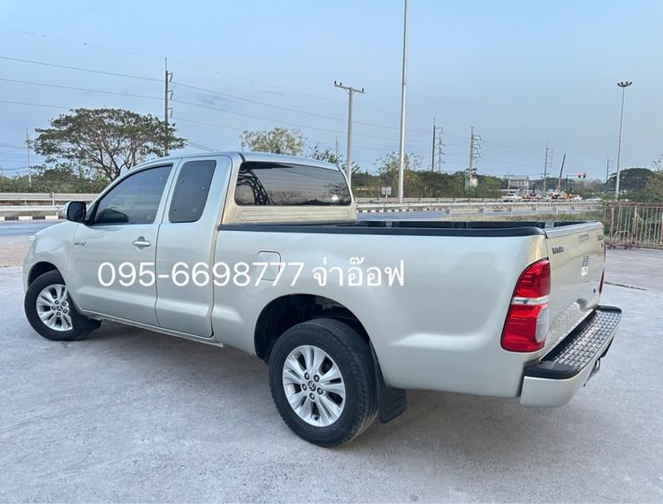 Toyota Hilux Vigo Champ 2013 Smart Cab 2.5 E Pickup ดีเซล ไม่ติดแก๊ส เกียร์ธรรมดา เทา รูปที่ 3