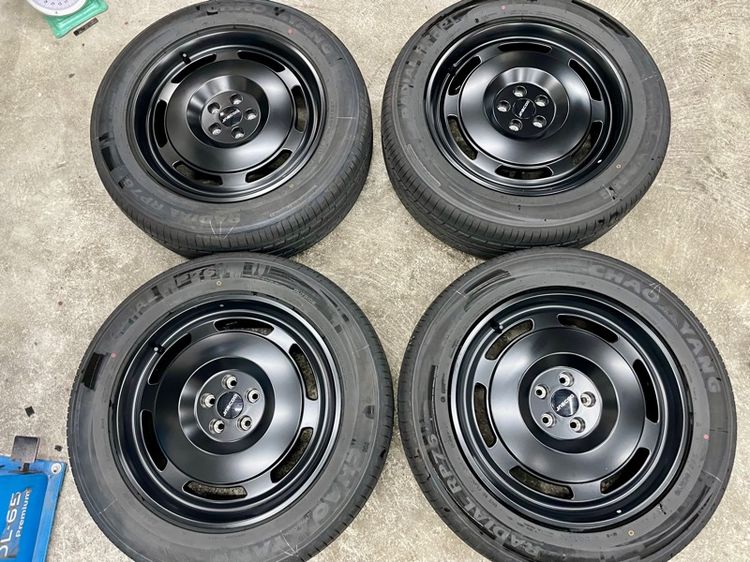 ล้อแม็กใส่ JAECOO 6 ขอบ 19” ยาง CHAO YANG 255-55R19 ปี 25 ตุ่มหน้ายางยังอยู่ครับ รูปที่ 4