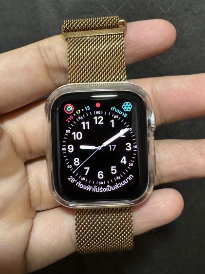 โรสโกลด์ ไทเทเนียม Apple Watch Series 3 ขนาด 42 mm  star, right สายML สภาพนางฟ้า 99.99 เป็นเซ็น