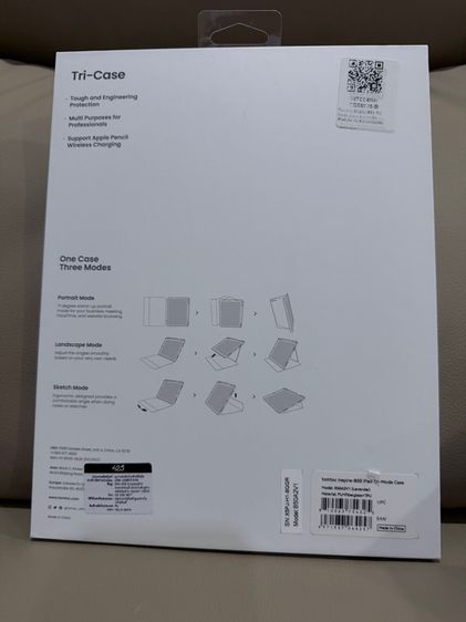 Case iPad Air 10.9” ยี่ห้อ Tomtoc สีม่วง รูปที่ 5