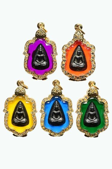 พระพุทธกลีบบัว หลังพระปิดตามหาลาภ เนื้อเมฆพัตร  หลวงปู่บุญ วัดกลางบางแก้ว จ.นครปฐม สร้างราวปี 2465 ถึง2470 สภาพสวยมาก พระเก่าเก็บบ้านเจ้าสัว รูปที่ 13