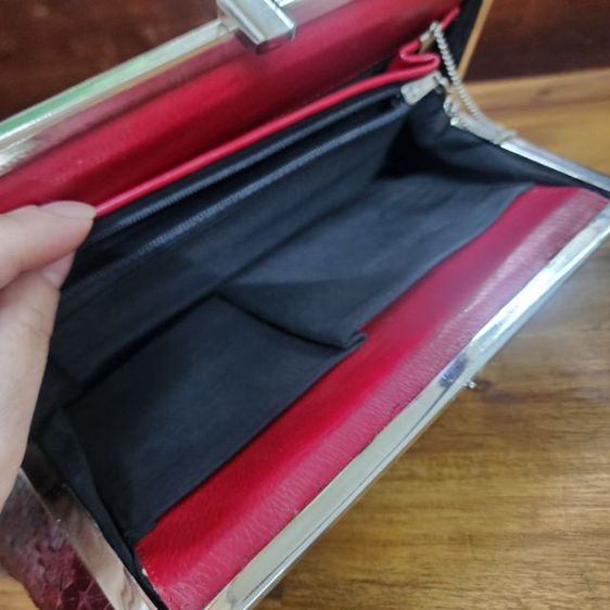 กระเป๋าหนังงู วินเทจ สวยมากๆค่ะ รูปที่ 11