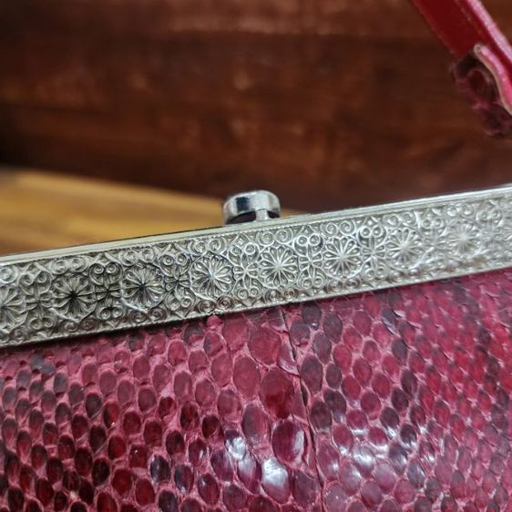 กระเป๋าหนังงู วินเทจ สวยมากๆค่ะ รูปที่ 10