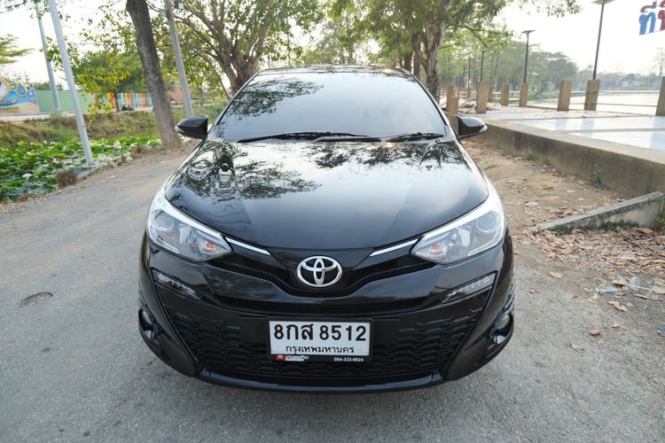 Toyota Yaris 2019 1.2 G Sedan เบนซิน ไม่ติดแก๊ส เกียร์อัตโนมัติ ดำ รูปที่ 2