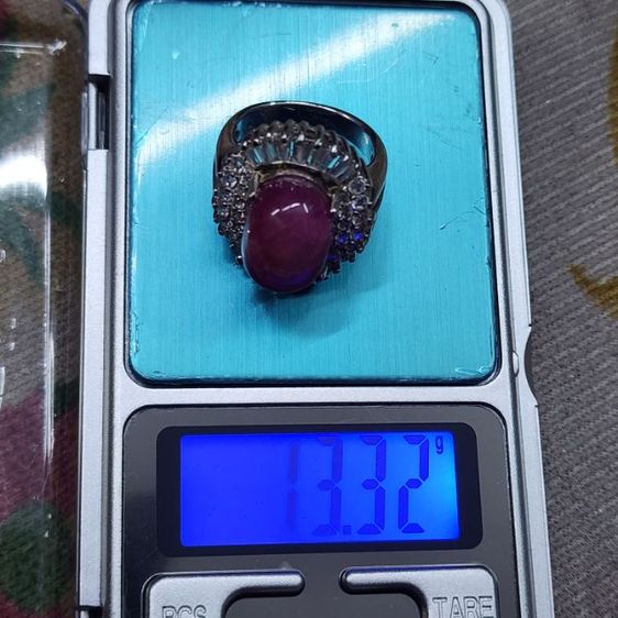 แหวนเงินแท้925 พลอยทับทิมจอนสัน รูปที่ 16