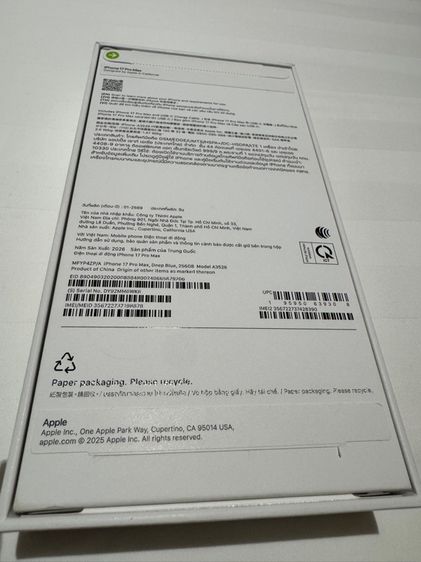 iPhone 17 Promax 256GB เครื่องศูนย์ไทย ซื้อมา 10 วัน รูปที่ 4