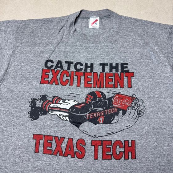 เสื้อยืด vintage 80s Jerzees x Coca-Cola ผ้าบาง Size XL