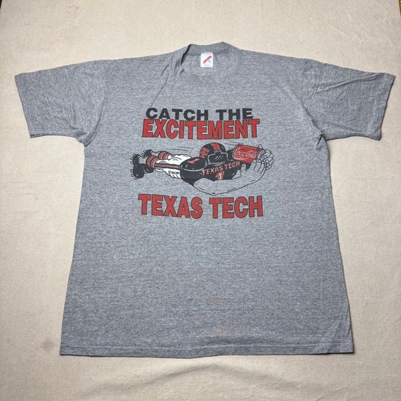 เสื้อยืด vintage 80s Jerzees x Coca-Cola ผ้าบาง Size XL รูปที่ 2