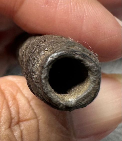 🙏ตะกรุดพอกผงจุ่มรัก ไม่ทราบที่🙏พระขุนแผนหลังตะกรุด องค์ละ 1550 รูปที่ 6