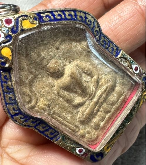 🙏ตะกรุดพอกผงจุ่มรัก ไม่ทราบที่🙏พระขุนแผนหลังตะกรุด องค์ละ 1550 รูปที่ 15