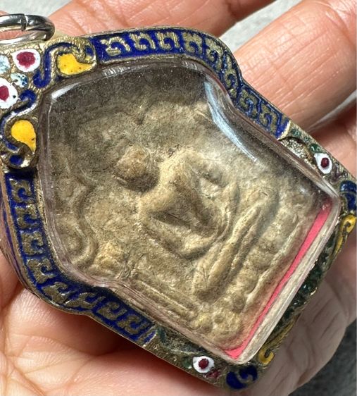 🙏ตะกรุดพอกผงจุ่มรัก ไม่ทราบที่🙏พระขุนแผนหลังตะกรุด องค์ละ 1550 รูปที่ 13