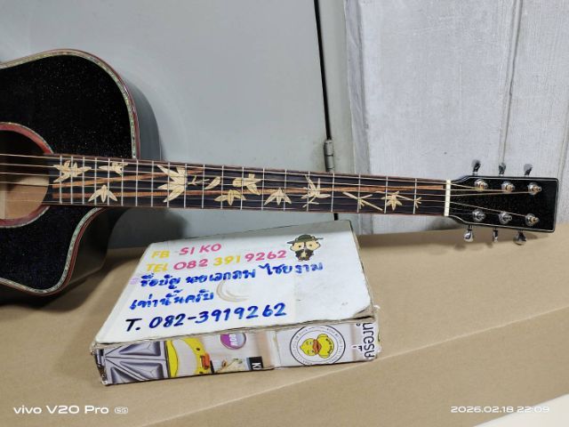 กีต้าร์โปร่งไฟฟ้า All solid รูปที่ 4