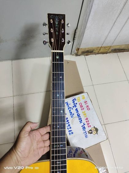 กีต้าร์โปร่งไฟฟ้า All solid รูปที่ 15